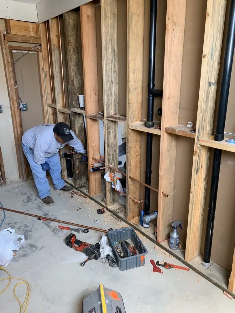 Commercial rough-in plumbing for Water Heater Replacement in Neptune Beach